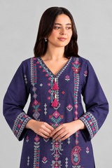 Embroidered Khaddar 3PC Stitched Suit