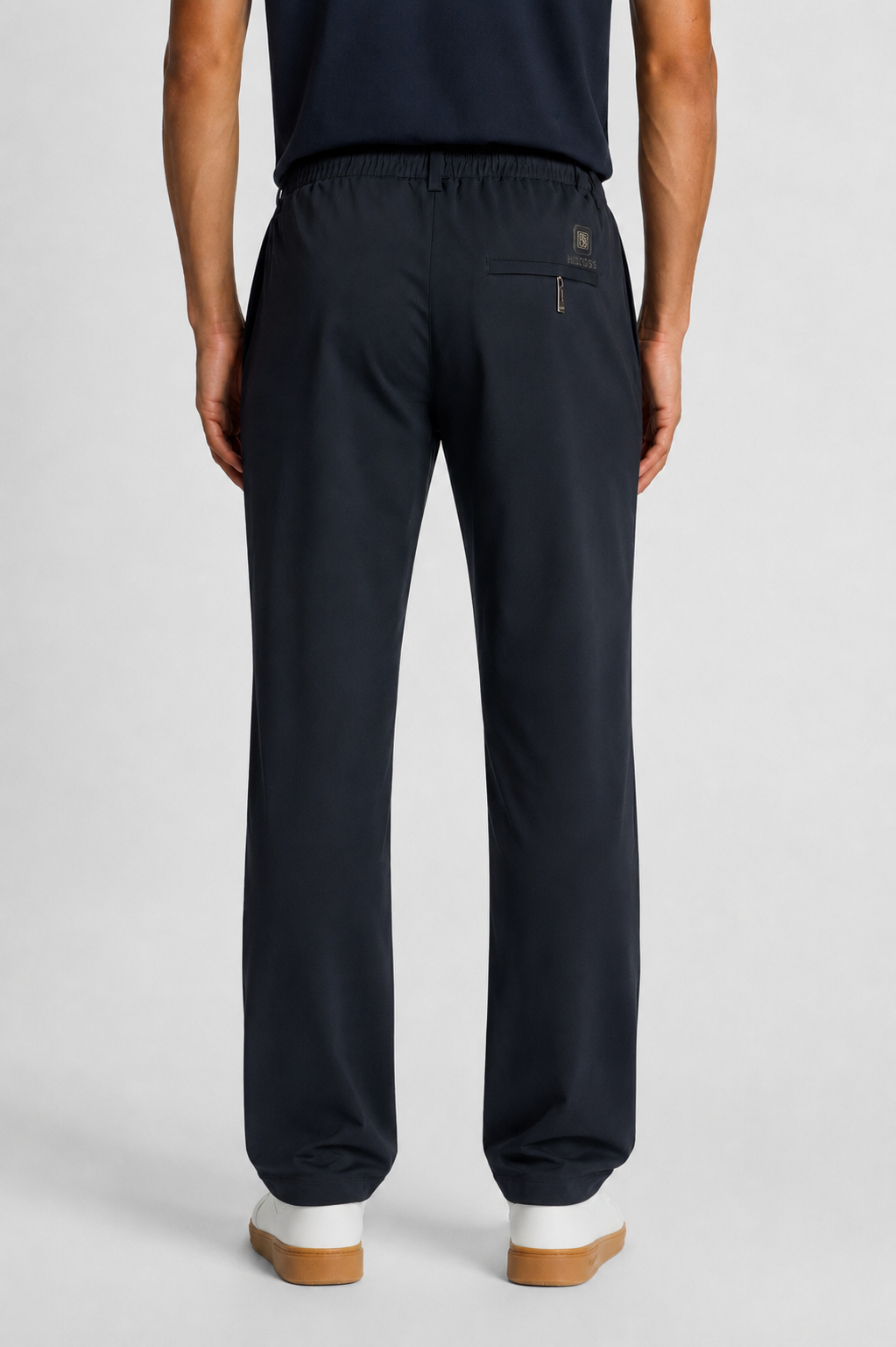 RELAXED FIT STRAIGHT TROUSERS