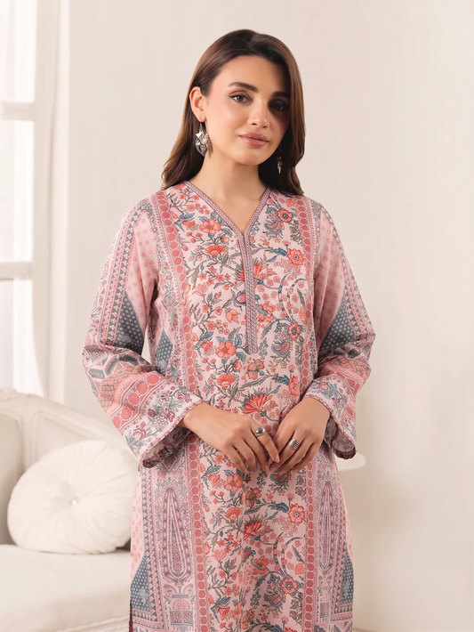Basic Printed Lawn 3-Pieces Stitched