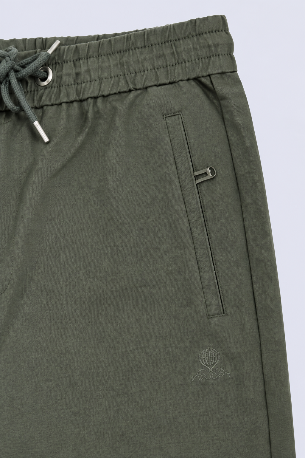 STRAIGHT FIT ZIPPED TROUSER