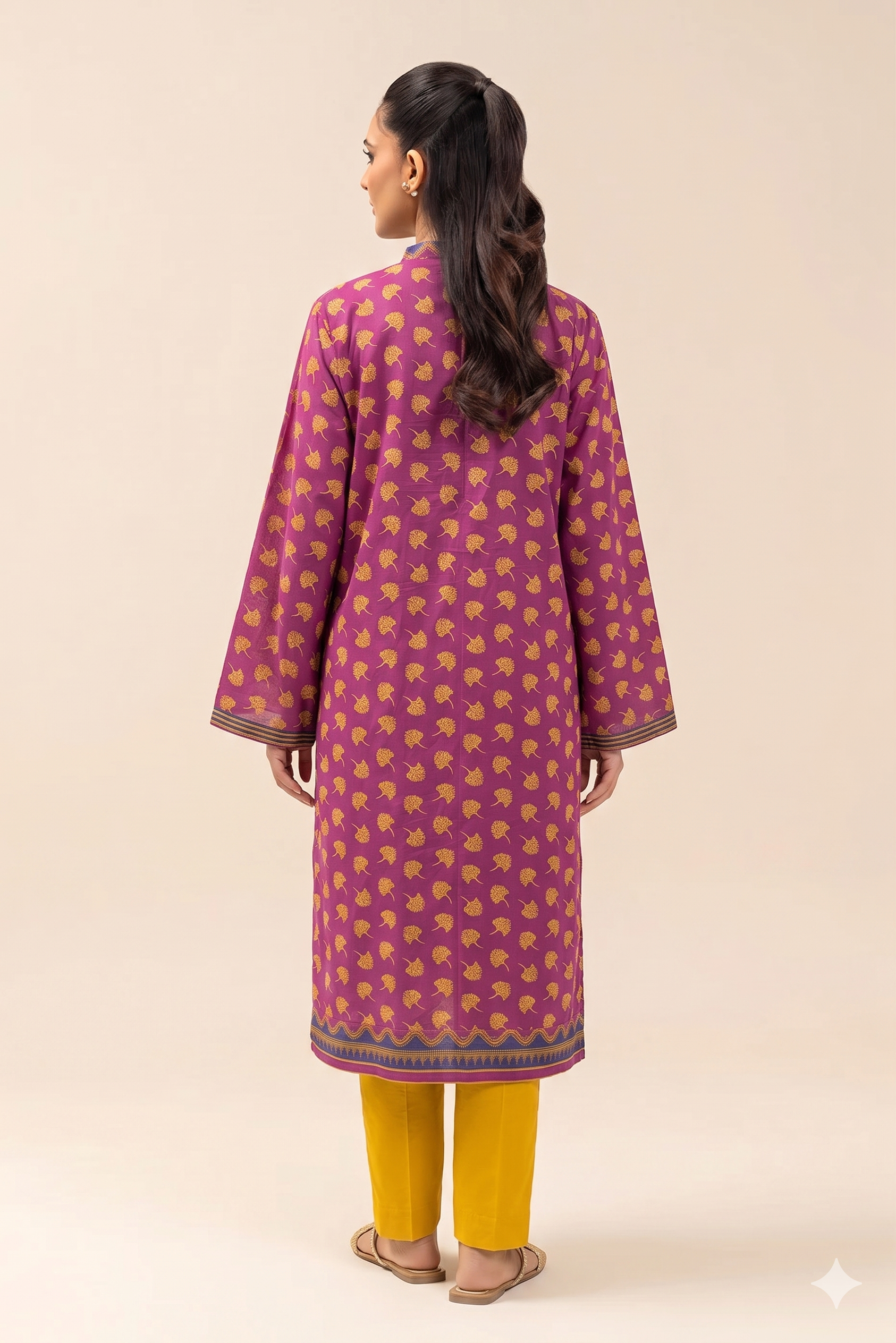 Basic Printed Lawn 3-Pieces Stitched