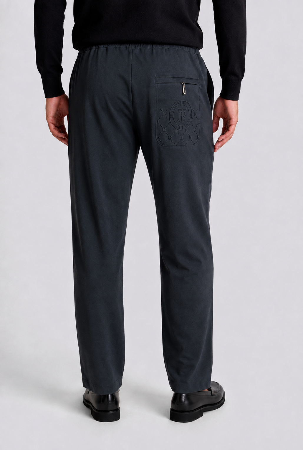 RELAXED FIT STRAIGHT TROUSERS