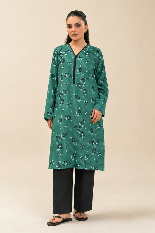 Basic Printed Lawn 3-Pieces Stitched