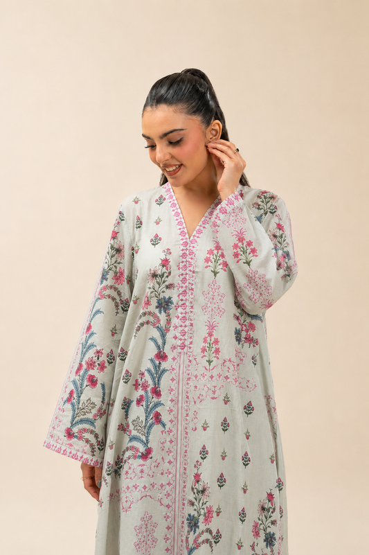 Basic Printed Lawn 3-Pieces Stitched