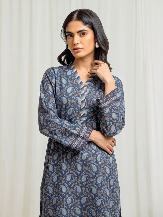 Basic Printed Lawn 3-Pieces Stitched
