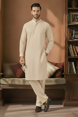 Refersh-Light Brown Kameez Shalwar