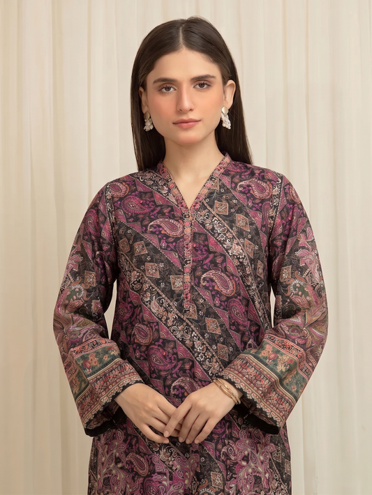Basic Printed Lawn 3-Pieces Stitched