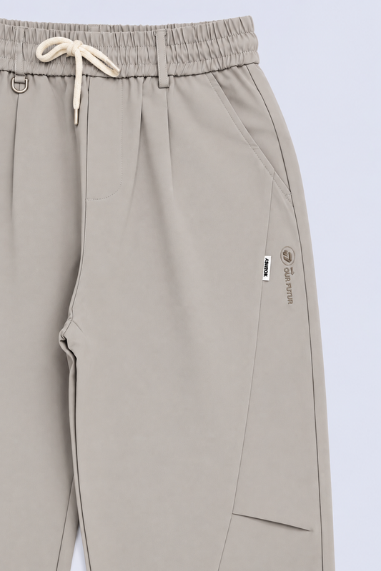PANELLED RELAXED FIT TROUSERS