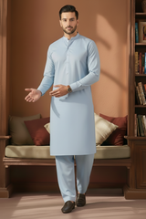 Refersh-Sky Blue Kameez Shalwar