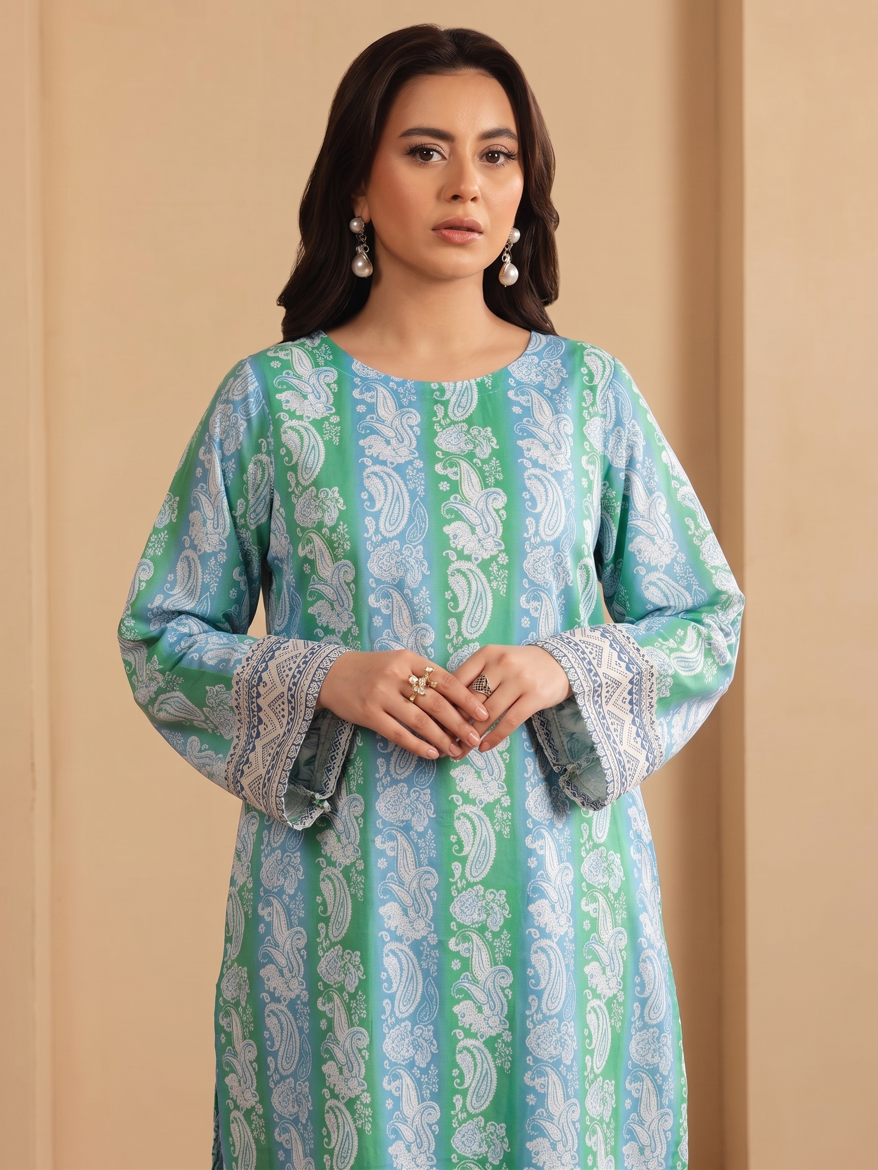 Basic Printed Lawn 3-Pieces Stitched