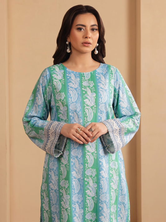 Basic Printed Lawn 3-Pieces Stitched