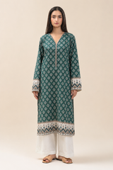 Basic Printed Lawn 3-Pieces Stitched
