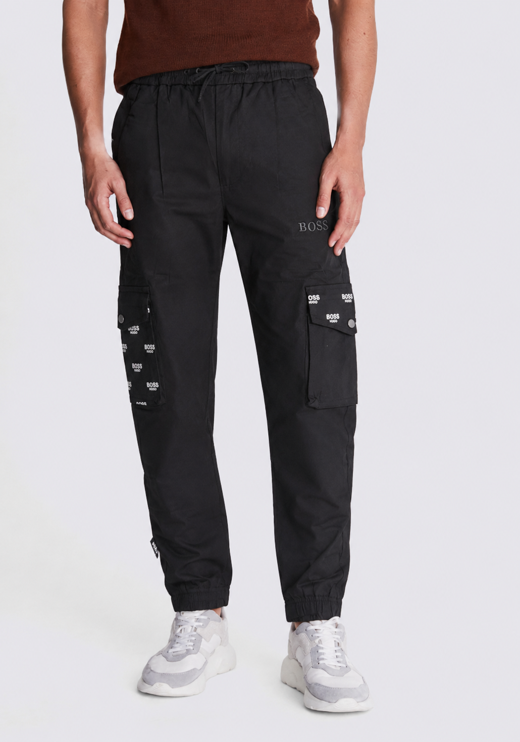 RELAXED FIT CARGO JOGGER TROUSERS