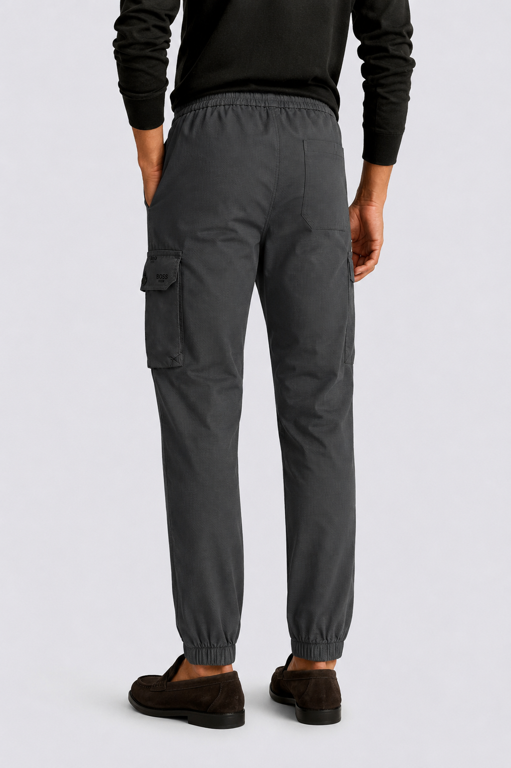 RELAXED FIT CARGO JOGGER TROUSERS