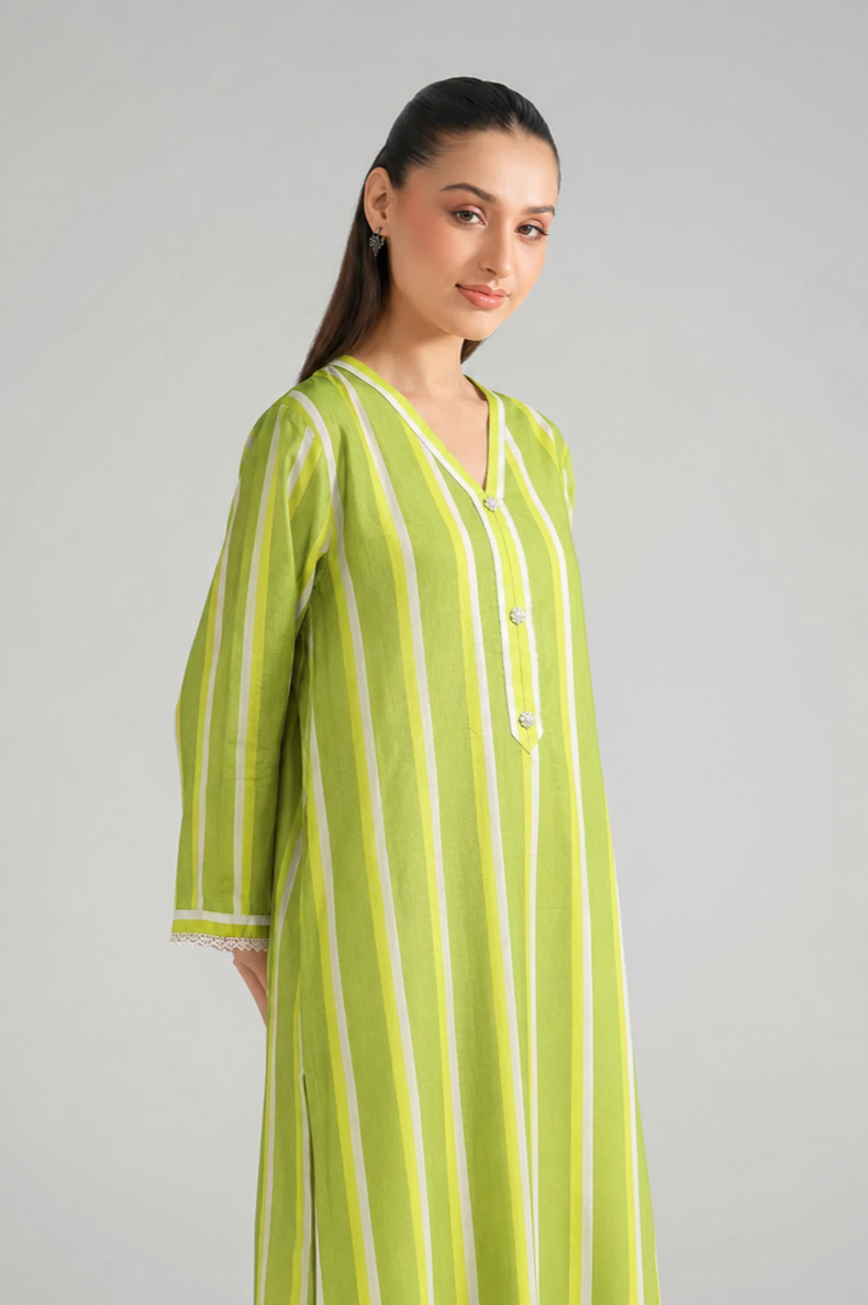 Basic Printed Lawn 3-Pieces Stitched