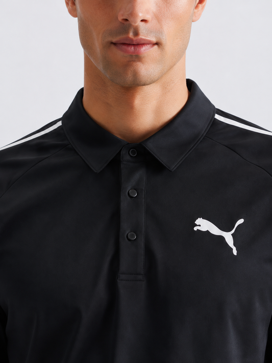 Men’s Performance Stripe T-Shirt - Black