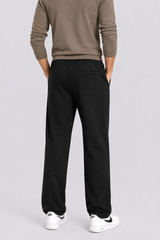 RELAXED FIT STRAIGHT TROUSERS