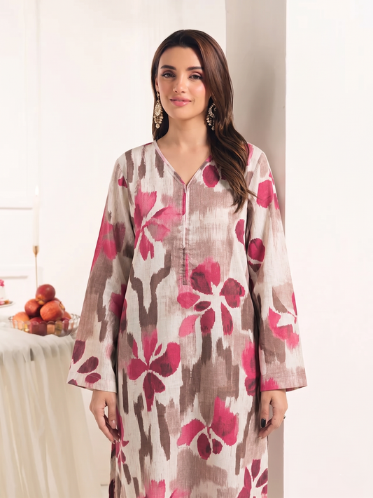 Basic Printed Lawn 3-Pieces Stitched