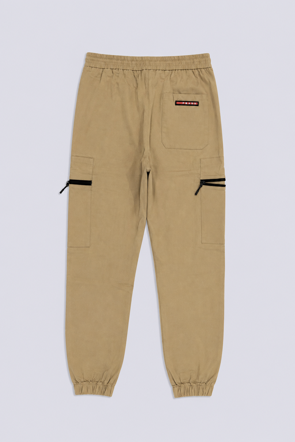 ZIPPED CARGO JOGGER TROUSERS