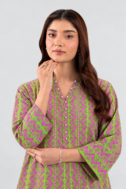 Printed Khaddar 3PC Stitched Suit