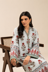 Basic Printed Lawn 3-Pieces Stitched