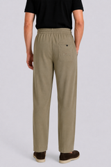 RELAXED FIT STRAIGHT TROUSERS