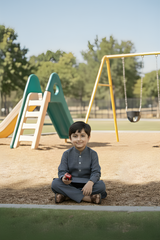 Rain Bow- Boy Blue Kameez Shalwar
