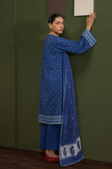 Basic Printed Lawn 3-Pieces Stitched
