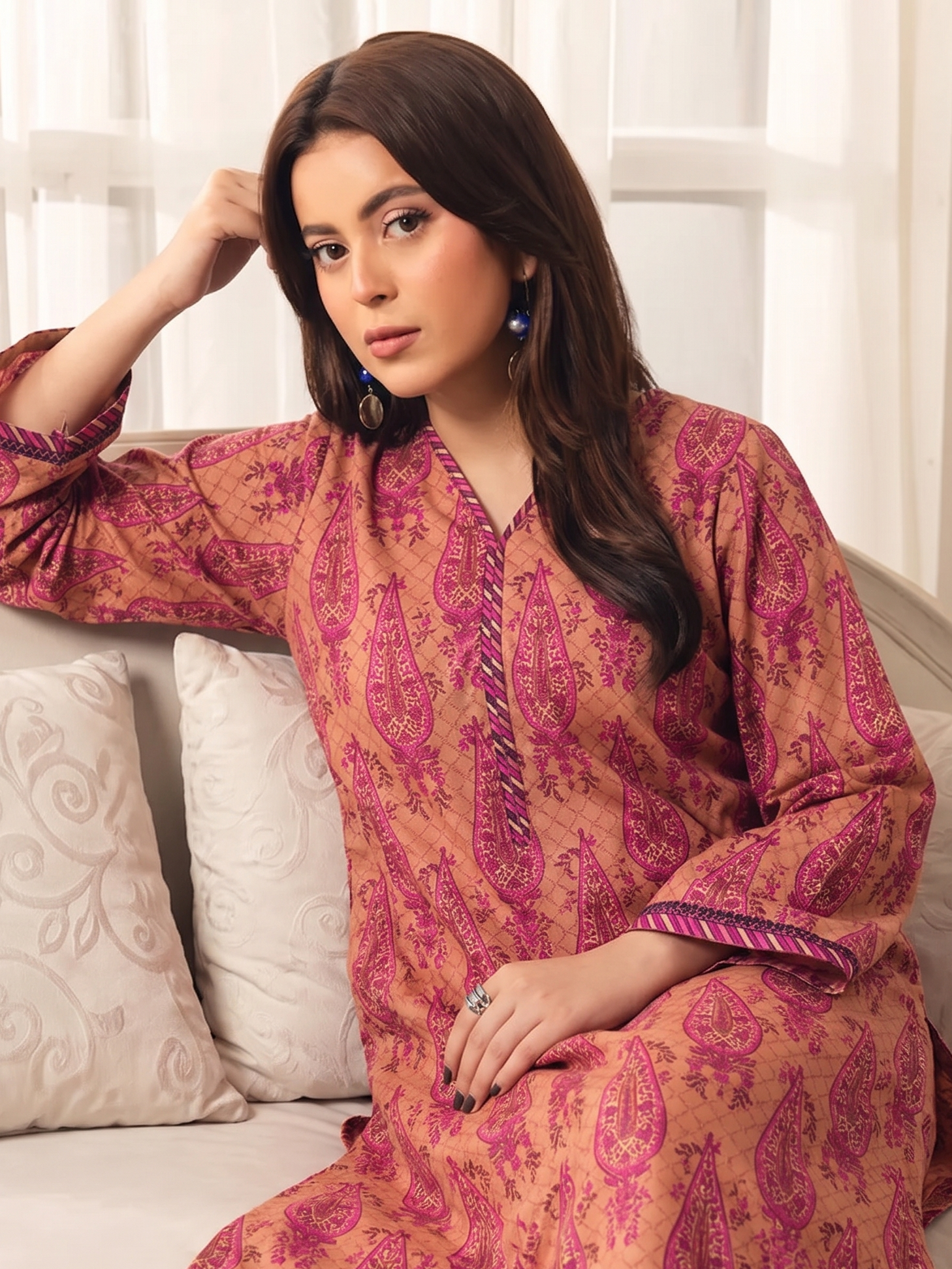 Basic Printed Lawn 3-Pieces Stitched