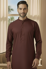 Sunflower- Mahroon Kameez Shalwar