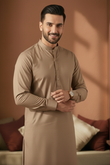 Refersh-Brown Kameez Shalwar