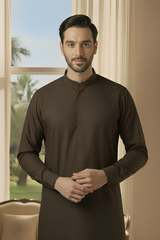 Sunflower- Chocolate Kameez Shalwar