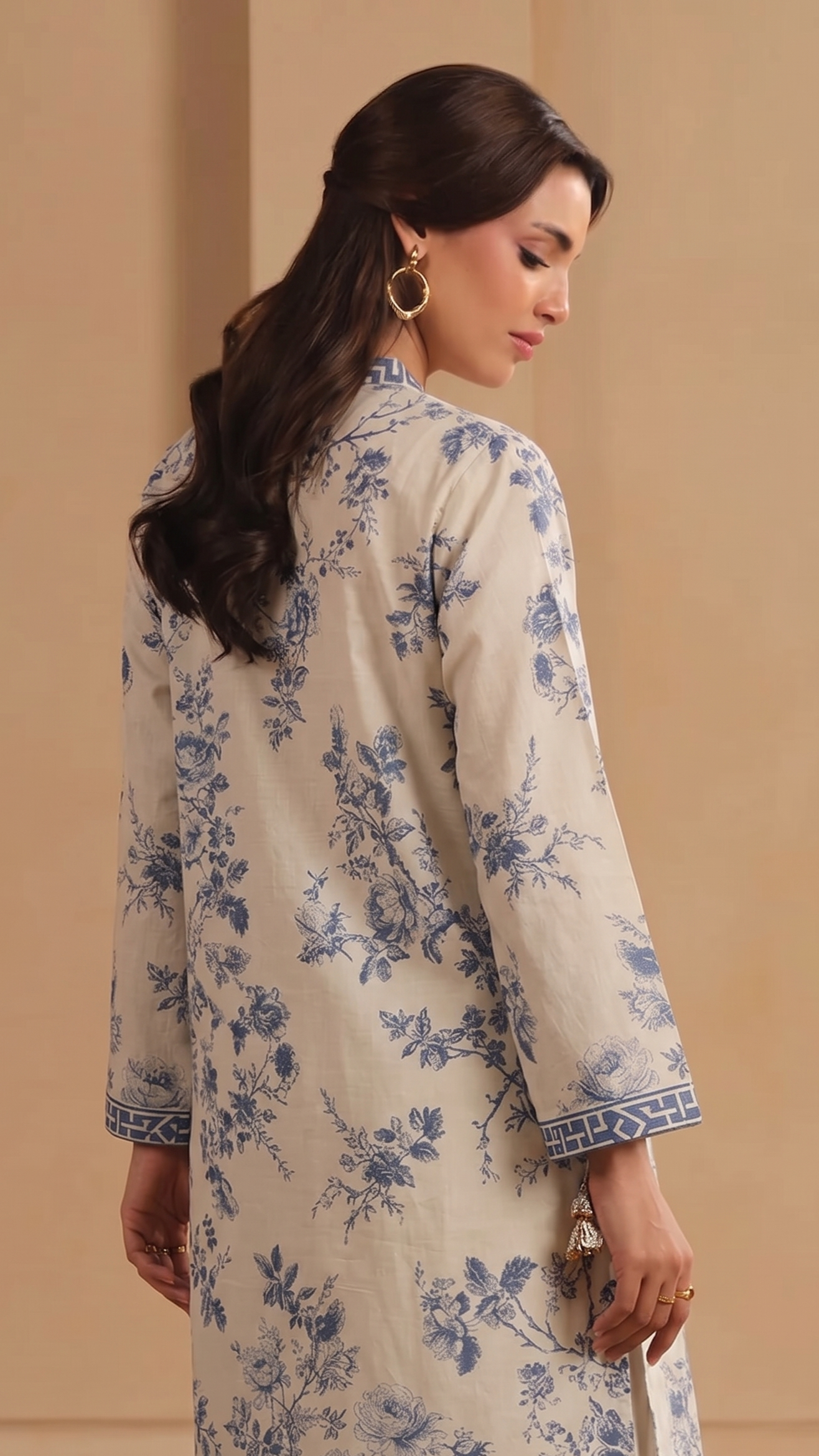 Basic Printed Lawn 3-Pieces Stitched