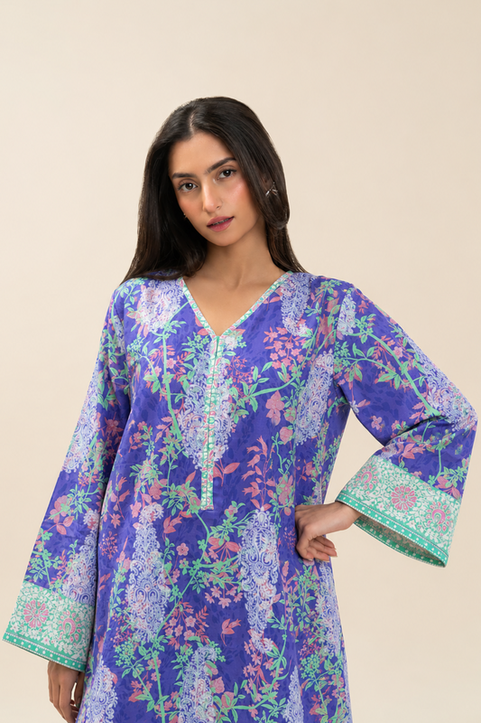Basic Printed Lawn 3-Pieces Stitched