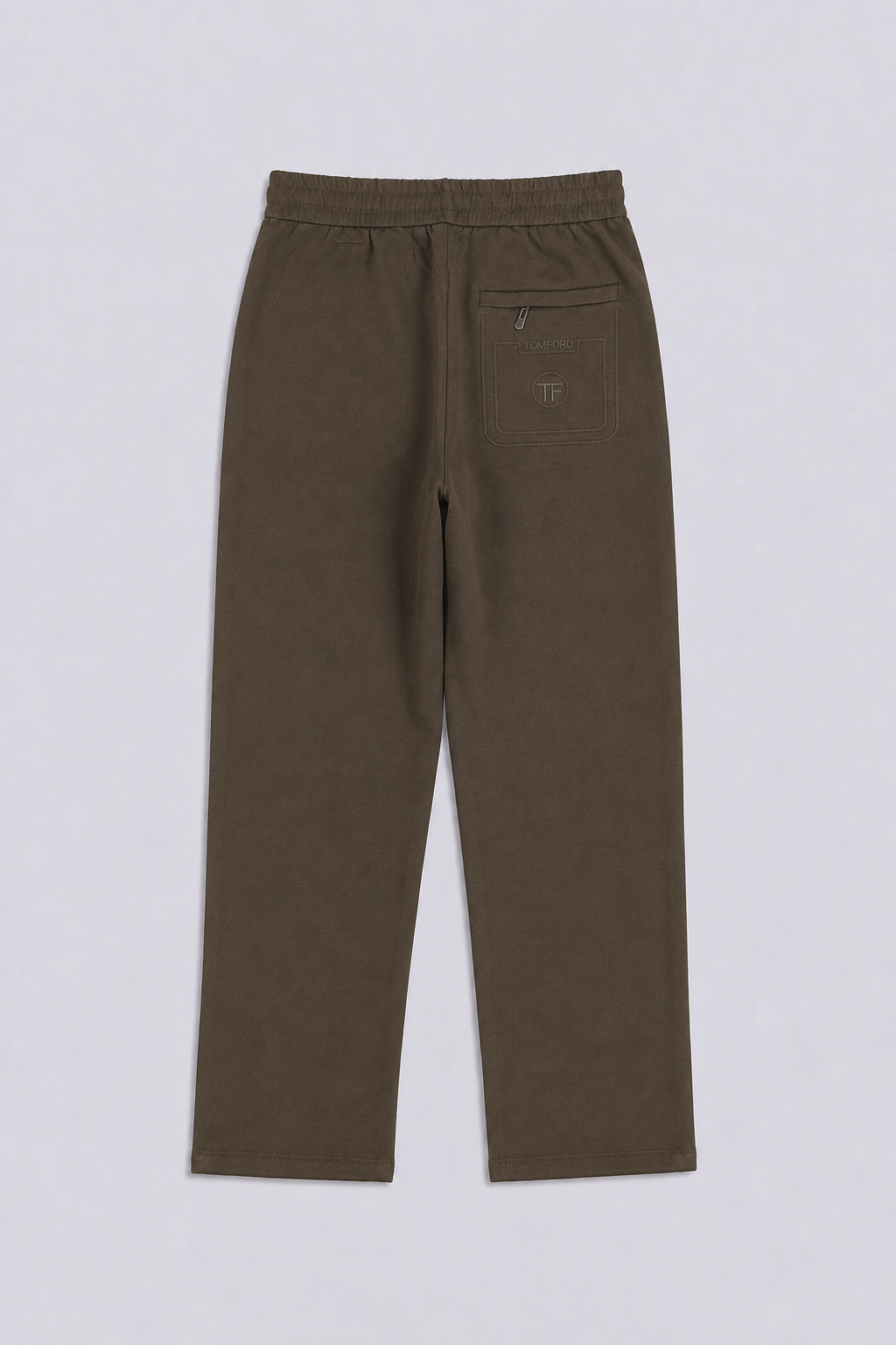 STRAIGHT FIT ZIPPED TROUSERS