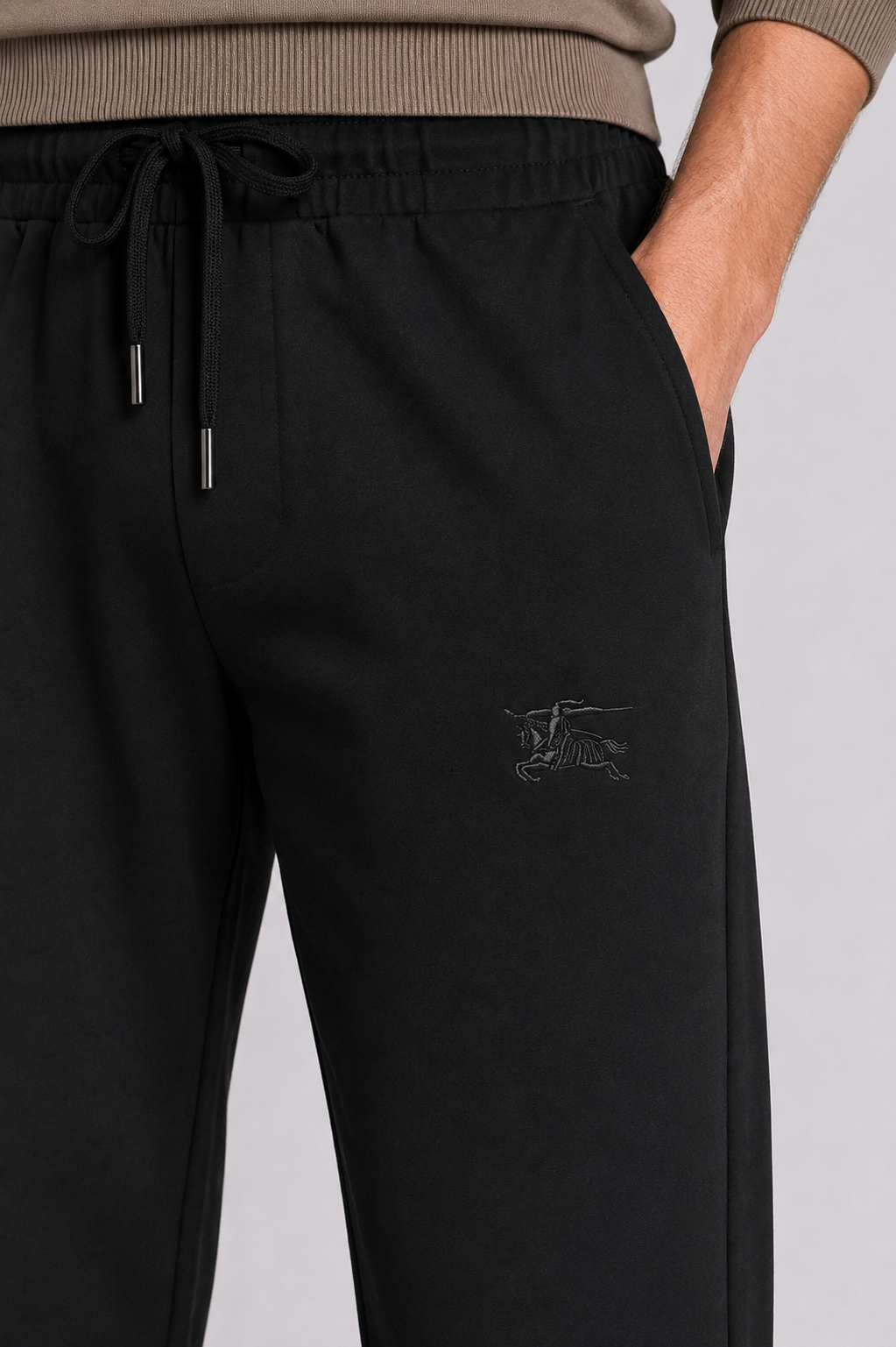 RELAXED FIT STRAIGHT TROUSERS