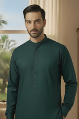 Sunflower- Teal Kameez Shalwar