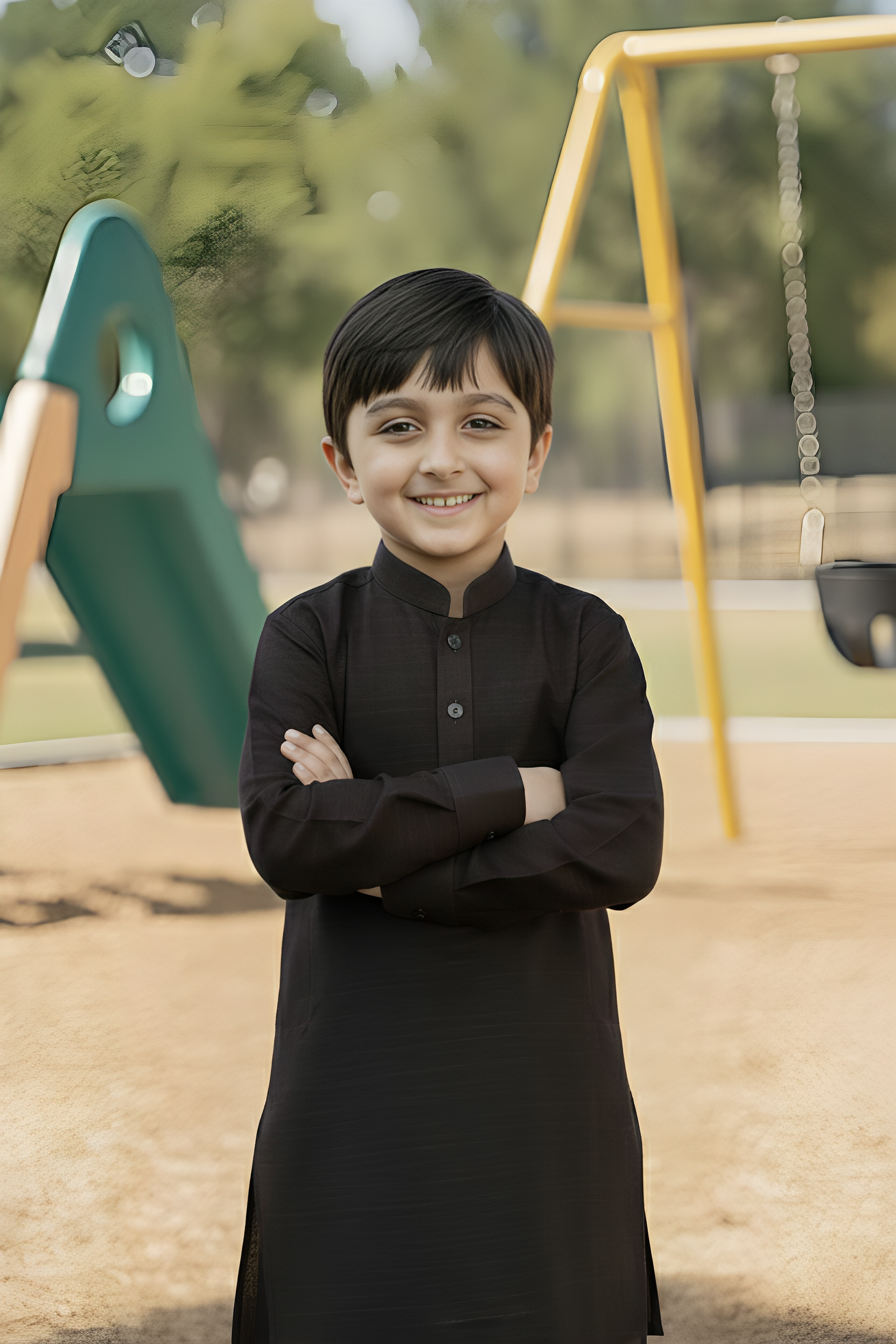 Rain Bow- Boy Mahroon Kameez Shalwar