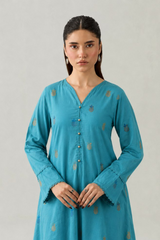 Light Green Printed Lawn 3PC Stitched Suit with