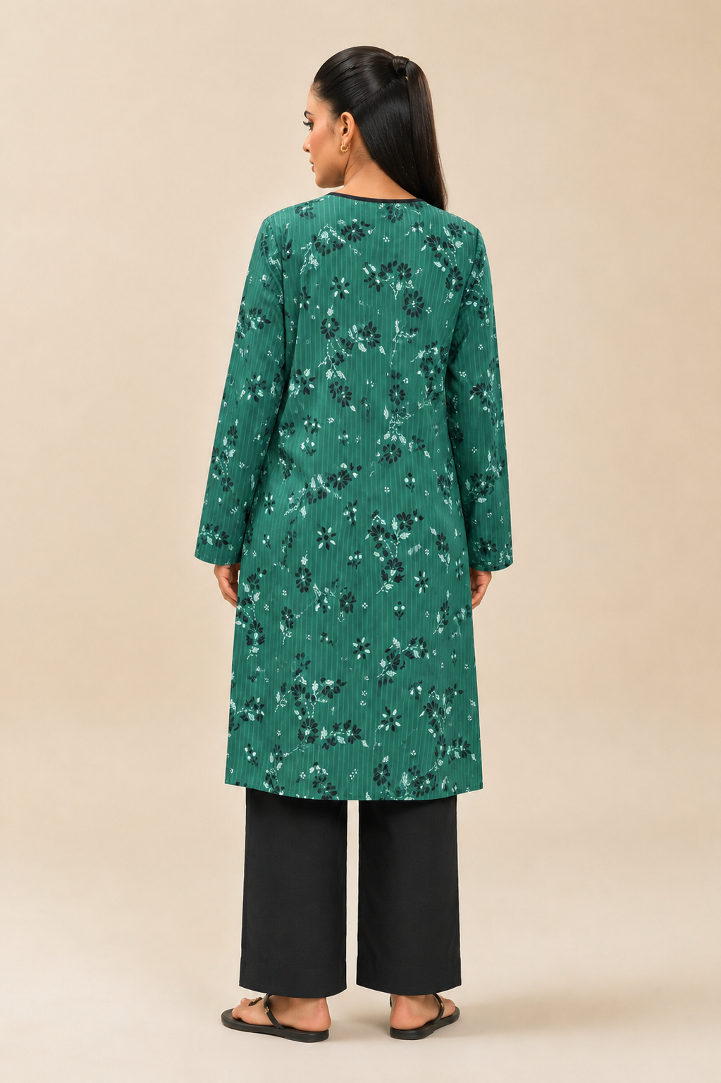 Basic Printed Lawn 3-Pieces Stitched