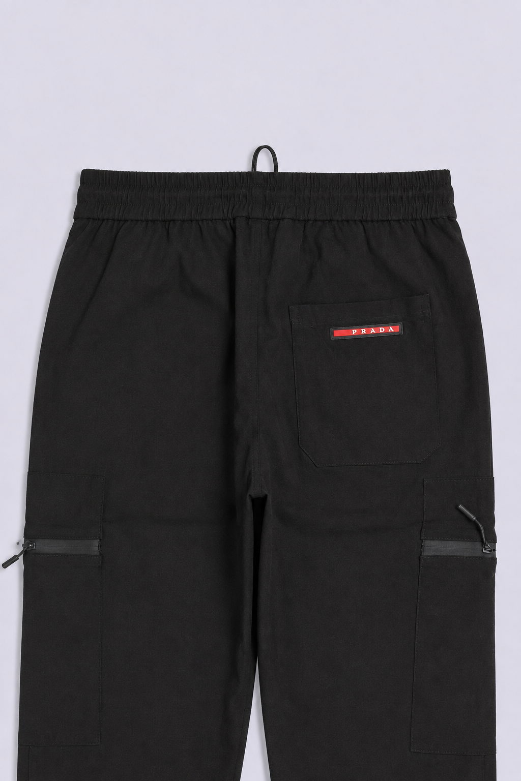 ZIPPED CARGO JOGGER TROUSERS