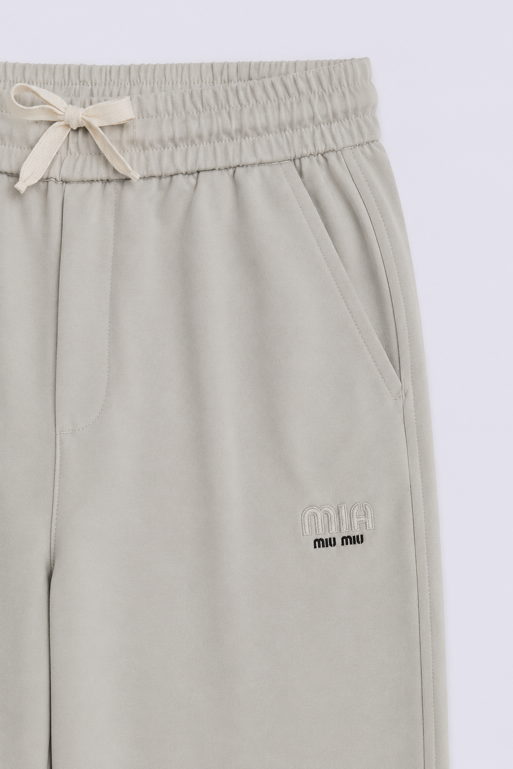 RELAXED FIT STRAIGHT TROUSERS