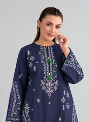 Embroidered Khaddar 3PC Stitched Suit