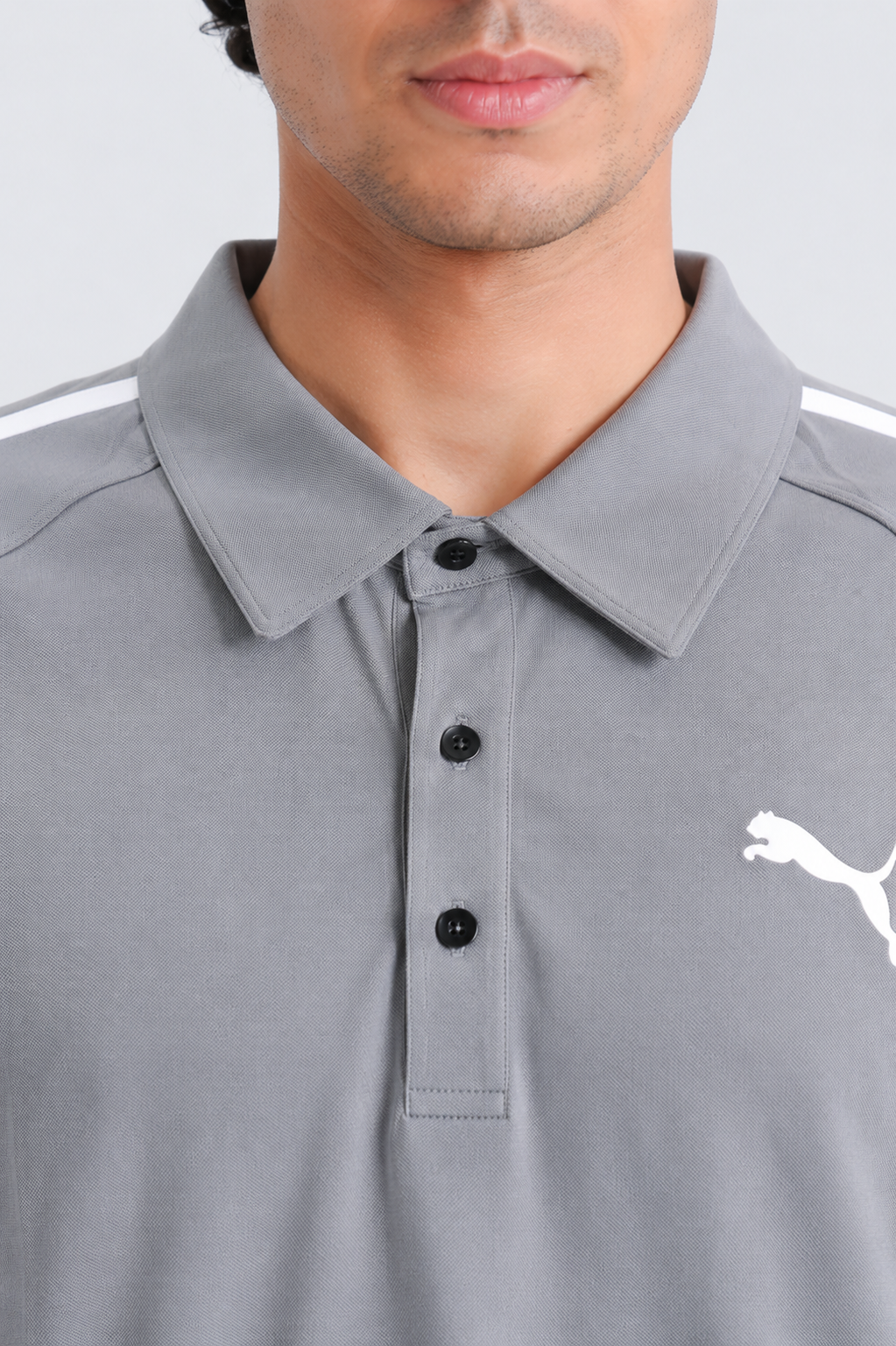 Men’s Performance Stripe T-Shirt - L-Grey