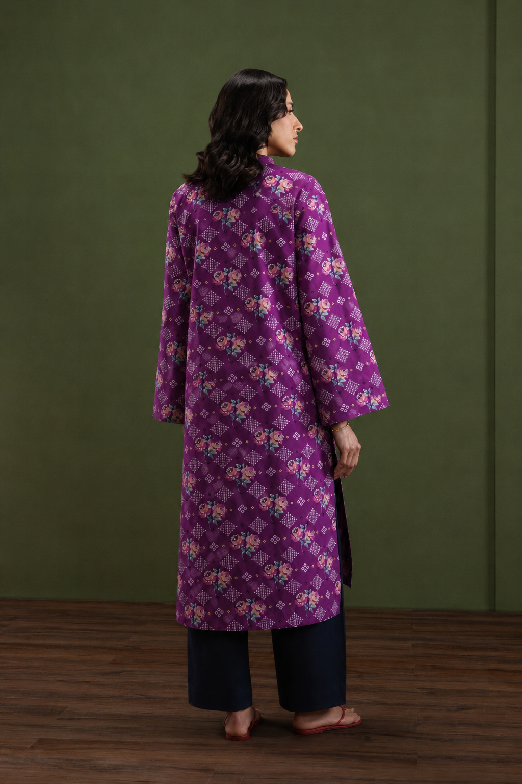 Basic Printed Lawn 3-Pieces Stitched