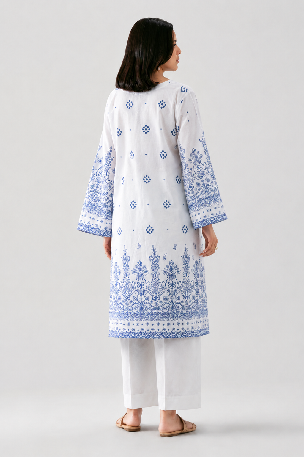 Basic Printed Lawn 3-Pieces Stitched