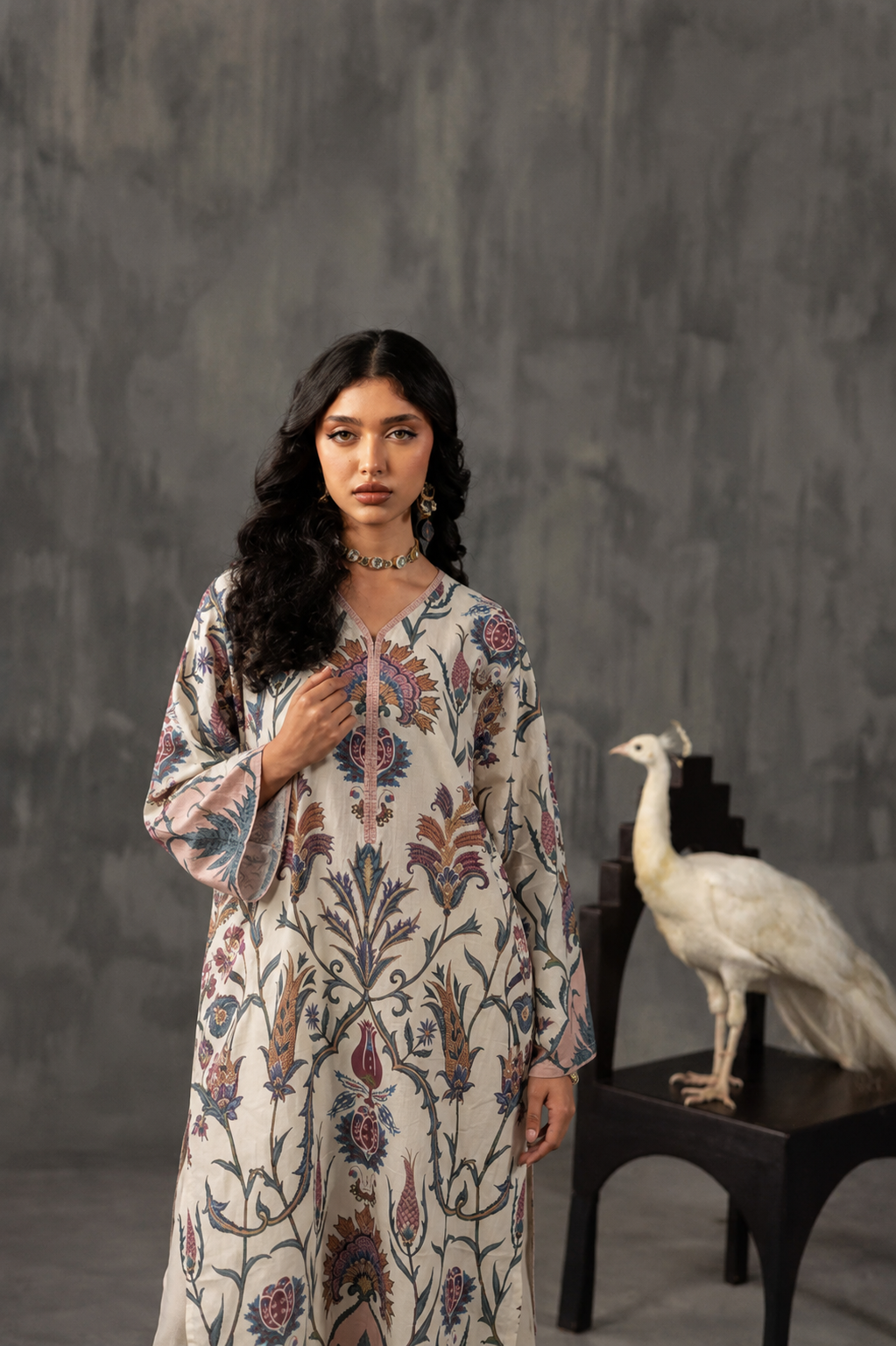 Basic Printed Lawn 3-Pieces Stitched