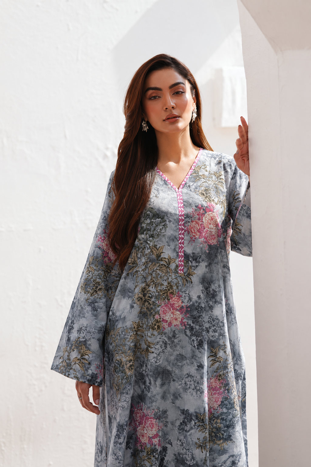 Basic Printed Lawn 3-Pieces Stitched