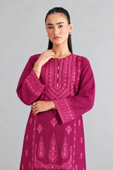 Embroidered Khaddar 3PC Stitched Suit