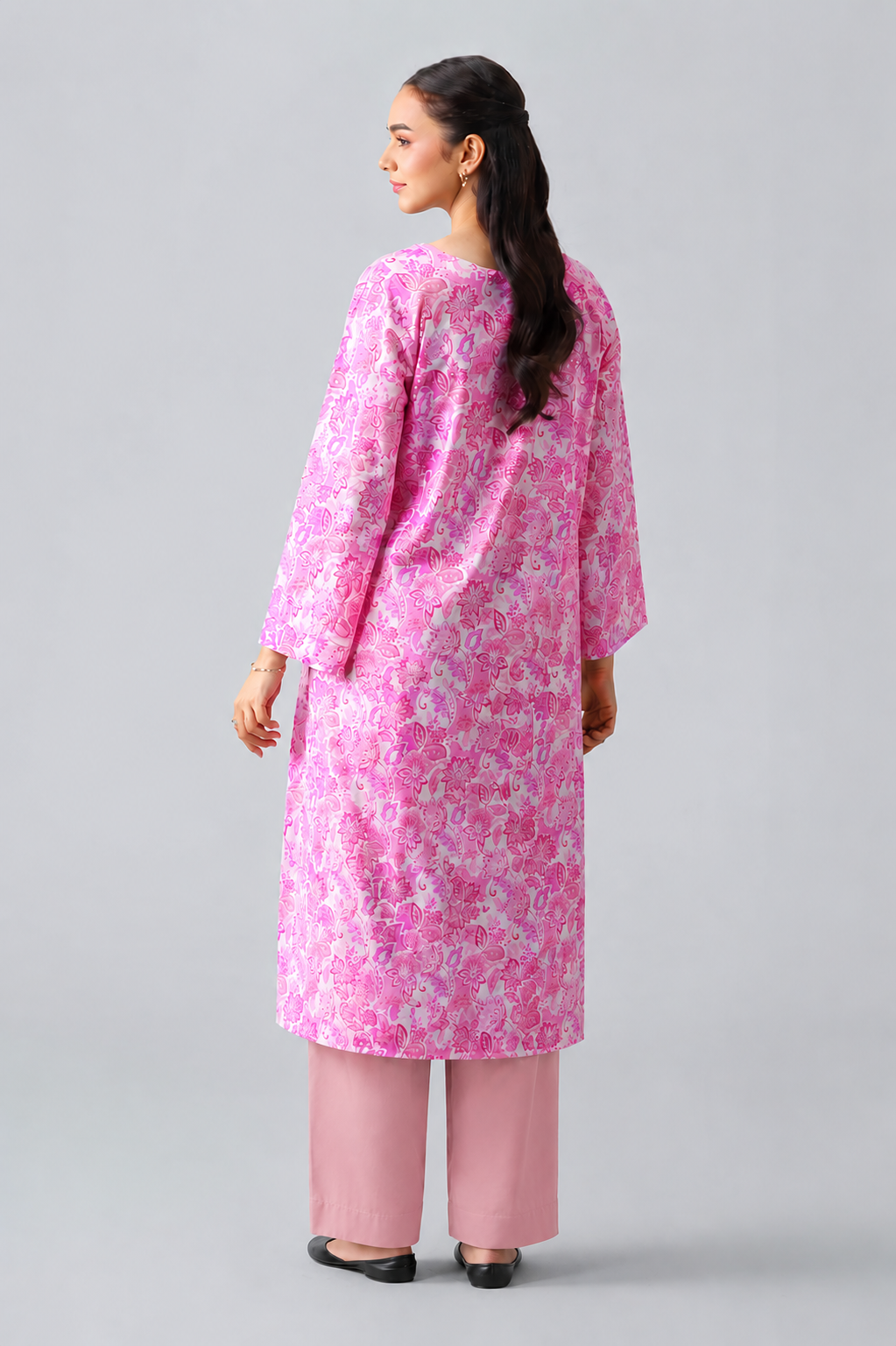 Basic Printed Lawn 3-Pieces Stitched